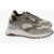 Hogan Low-Top Hyperlight Sneakers With Logo Patch Gray