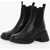 Hogan Leather Chelsea Boots Heel 7 Cm Black