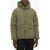 Woolrich 2 Pockets Snow Patrol Down Jacket With Snap Buttons Green