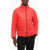 Woolrich Padded Pack-It Jacket With Logoed Trim On The Hood Red