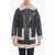 STAND STUDIO Eco-Leather Rinna Jacket With Eco-Shearling Edges Black
