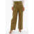 ULLA JOHNSON Belted High-Waisted Wide Fit Pants Beige