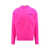 Palm Angels Wool blend sweater with embroidered logo Pink