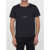 Saint Laurent Cotton T-Shirt With Logo BLACK