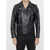 Saint Laurent Leather Biker Jacket BLACK