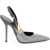 Versace 'Safety Pin' Slingback Pumps SILVER VERSACE GOLD