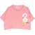 Bobo Choses Pelican Cropped Sweatshirt PINK