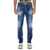DSQUARED2 Patent Leather Effect Jeans BLUE