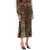 Dolce & Gabbana Leopard Print Jersey Midi Skirt LEO NEW