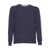 Kangra Plain knit sweater Blue