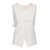 P.A.R.O.S.H. Rear belted vest White