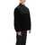 Versace Barocco Silhouette Fleece Jacket BLACK