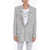 THE MANNEI Single-Breasted Eljas Sequined Blazer Gray