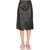 PROENZA SCHOULER WHITE LABEL Nappa Leather Skirt BLACK