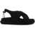 GIA BORGHINI Chunky Sandal. BLACK