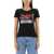 MOSCHINO JEANS Peace & Love T-Shirt BLACK