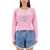 MOSCHINO JEANS Peace Symbol Jersey PINK