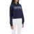 SPORTY RICH Wellness Cropped Hoodie NAVY