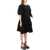 CECILIE BAHNSEN 'Danita' Poplin Cotton Dress BLACK