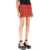 RETROFÊTE Embroidered Mini Skirt RED