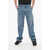 WE11DONE Visible Stitching Regular Fit Jeans 24Cm Blue