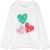 Stella McCartney T-Shirt Ml Hearts WHITE