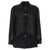 Salvatore Ferragamo Salvatore Ferragamo Semi-Sheer Wool Jacket Black