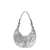 Versace Versace Repeat Leather Shoulder Bag SILVER