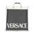 Versace VERSACE SHOPPER BAG WITH LOGO WHITE