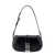 Versace Versace Greca Goddess Mini Leather Shoulder Bag Black