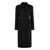 Pinko Pinko Wool Long Coat Black