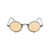 MATSUDA Matsuda Sunglasses MATTE BLACK - CAFÉ ORANGE