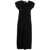 forte_forte Forte_Forte Stretch Crepe Cady Sheath Dress Clothing Black