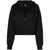Ferragamo FERRAGAMO Bold-stripe cotton hoodie Black