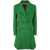ETRO ETRO DOUBLE BREASTED COAT CLOTHING Green