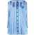 ETRO ETRO Striped cotton mini dress Clear Blue