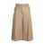 Max Mara MAX MARA CALTE LEATHER COULOTTE PANTS CLOTHING Brown