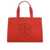 Tory Burch Tory Burch "Ella Colour Block" Tote Bag RED