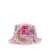 ETRO ETRO BUCKET HAT WITH LOGO EMBOSSING PINK