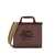 ETRO 'Love Trotter' Brown Shopper Bag With Ribbon Shoulder Strap And Embroidered Loo In Cotton Blend Woman BROWN