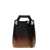 Ferragamo 'Wanda' Mini Black and Brown Handbag with Airbrushing in Leather Woman BROWN