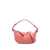 BY FAR BY FAR pebbled-texture tote bag PINK
