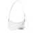 MUGLER MUGLER Spiral Curve 01 large shoulder bag WHITE