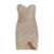 Alexandre Vauthier Alexandre Vauthier 'Diamond Crystallized Bustier' Short Dress Beige