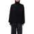 Saint Laurent SAINT LAURENT Knit high neck cassandra sweater BLACK
