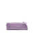 BY FAR Karo Lilac Patent Shoulder Bag With Embossed Logo All-Over In Leather Woman VIOLET