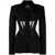 MUGLER Mugler Viscose Blend Single-Breasted Jacket Black