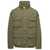 Parajumpers 'Celsius' Green Water Repellent Jacket with Logo Patch in Cotton Blend Man Green