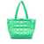 Michael Kors Green Large Lilah Tote Bag In Polyester Woman GREEN