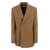 RED VALENTINO RED VALENTINO Viscose and wool double-breasted jacket TOBACCO